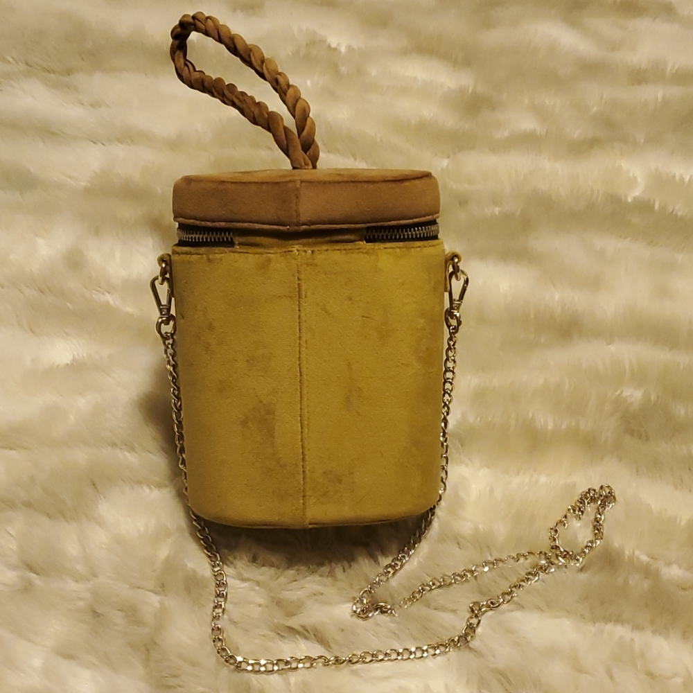 EUC Cute two-tone velvet chain strap evening bag - Picture 3 of 11